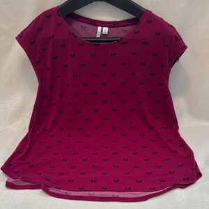 Elle Pink Cap Sleeve Relaxed Tee